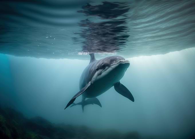 Dolphin Underwater