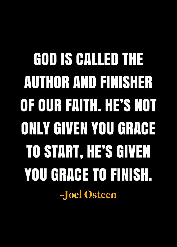 Joel Osteen Quote