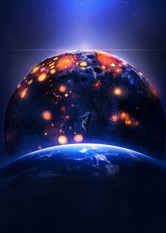Moon fall