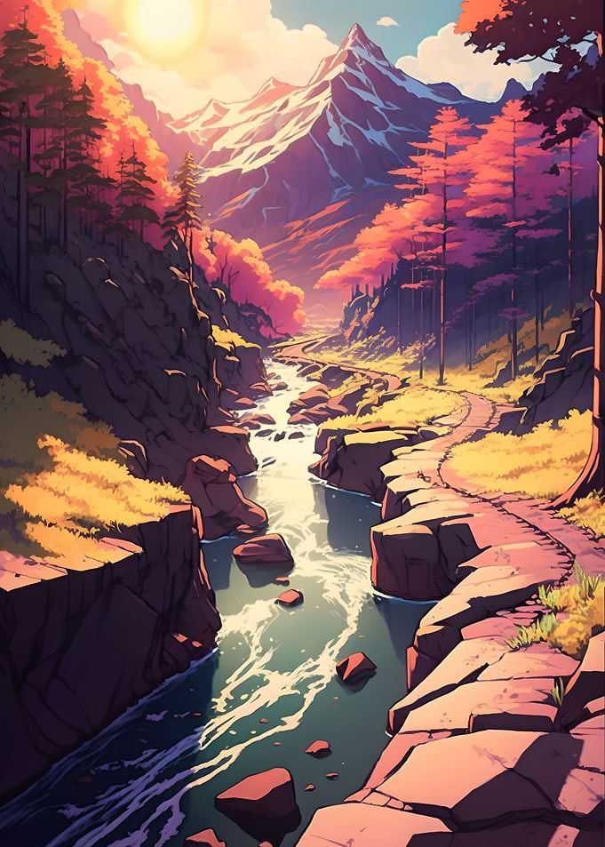 Pink River Canyon