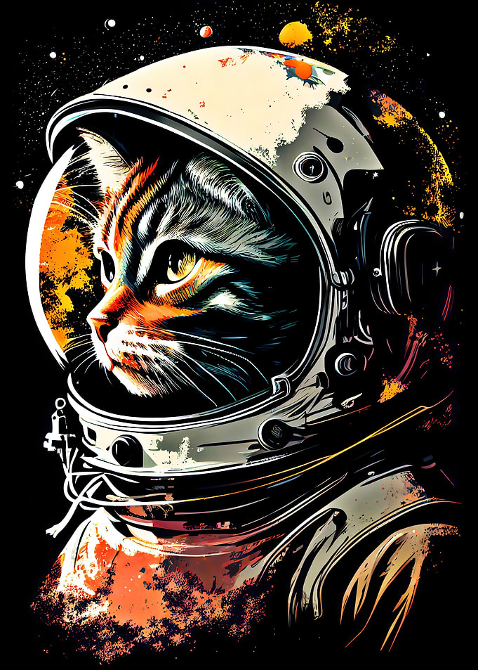 Astronaut Cat