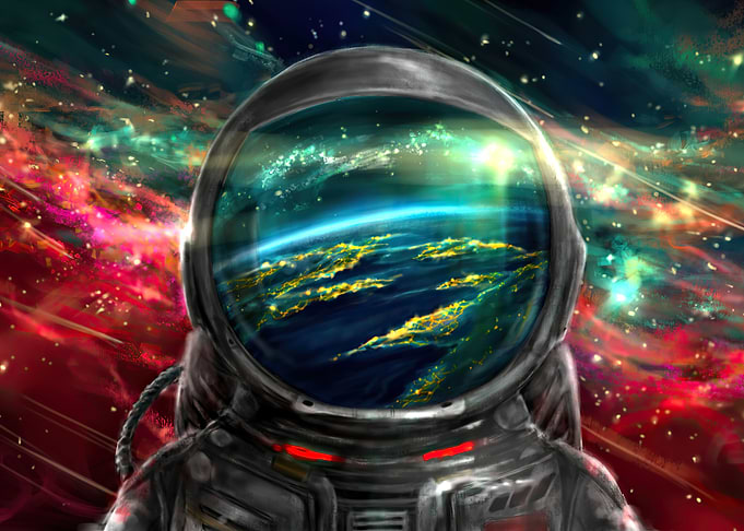 astronaut full colour