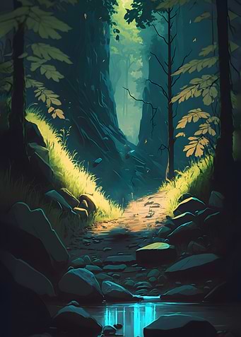Pathway through Forest