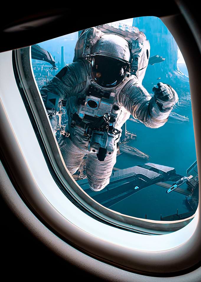 Astronaut Galaxy Space