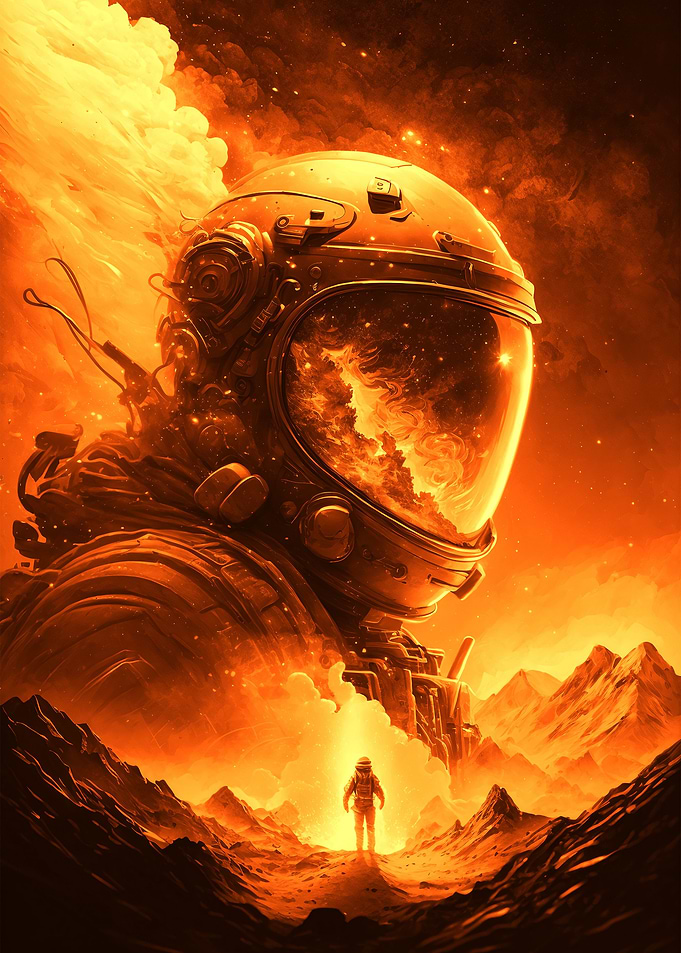 Golden Astronaut