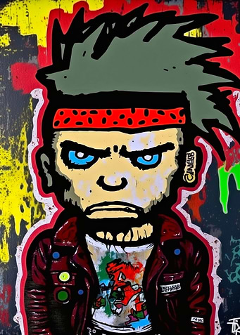 Pop Art Punk Rocker