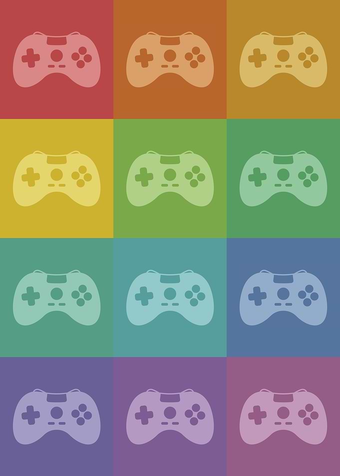 Video Game Controller Art