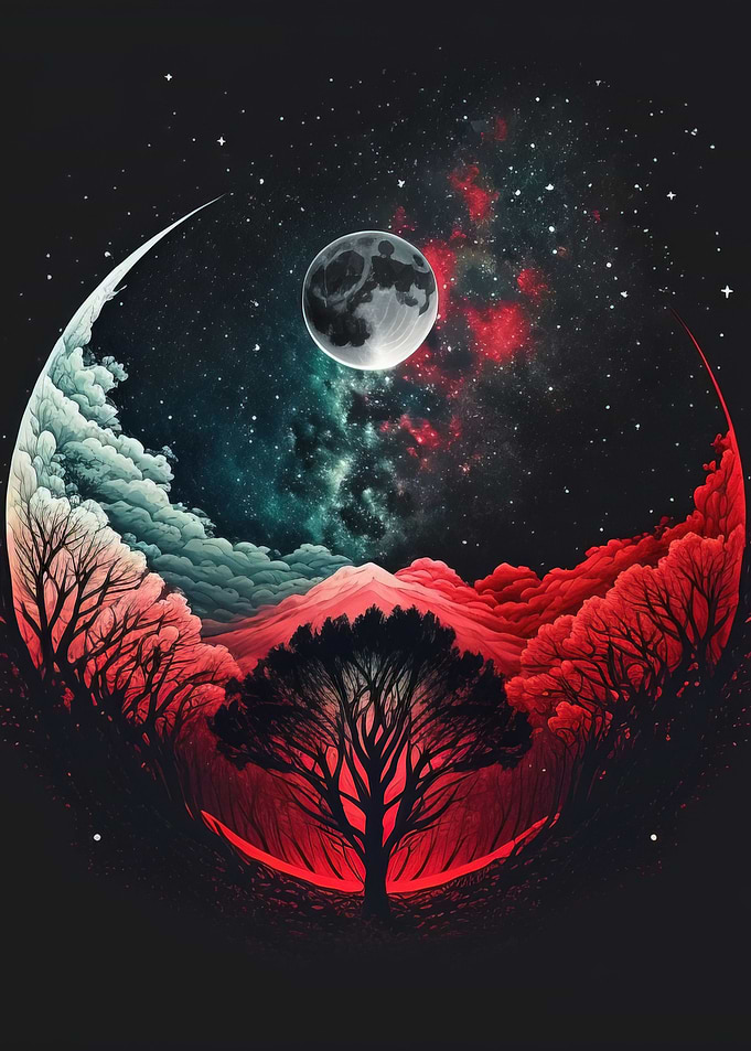 Fantasy Enchanted Moon