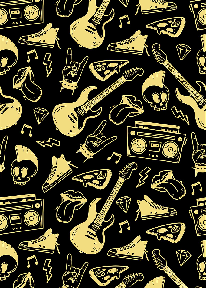 Music Instruments Pattern