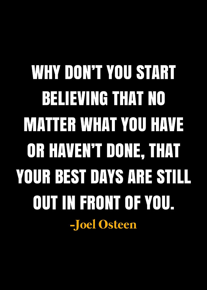Joel Osteen Quote
