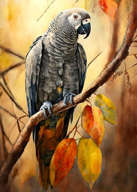 Natures Majestic African — metal poster wall art