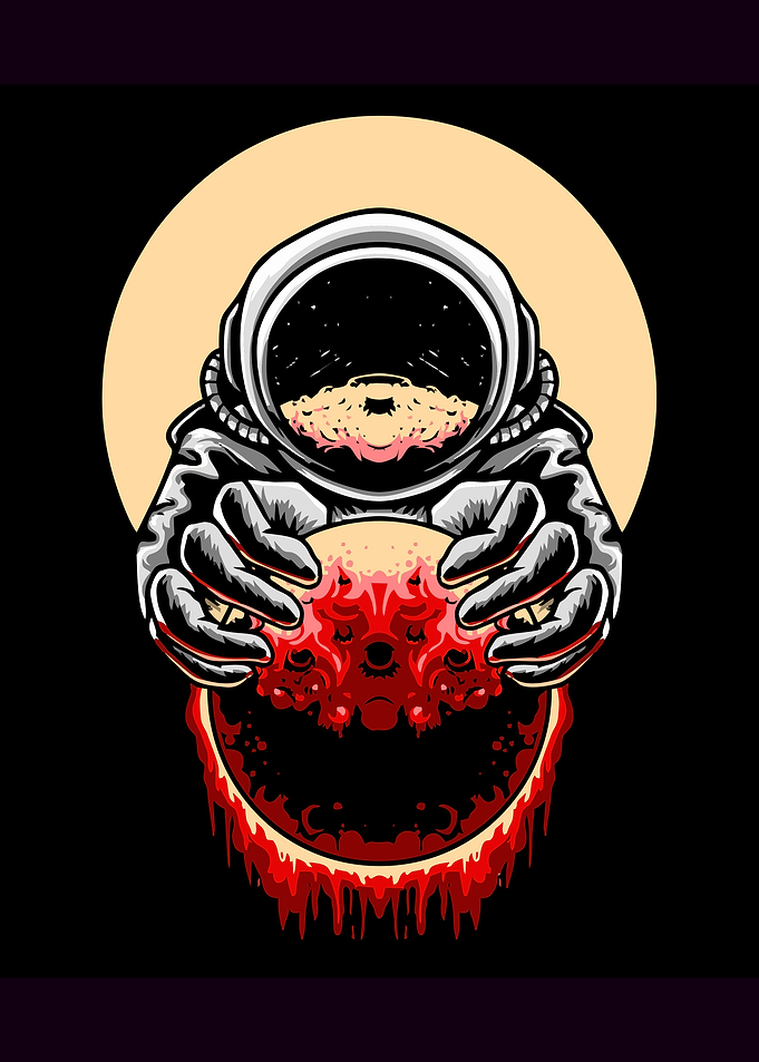 Astronaut carrying