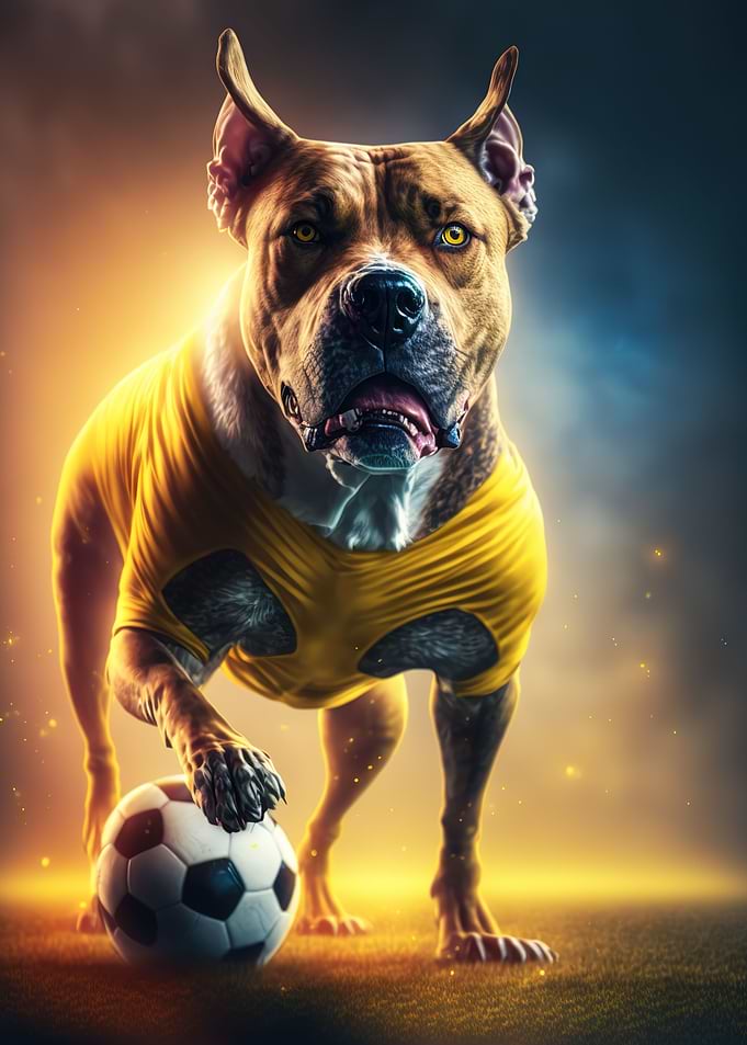 football dog neon