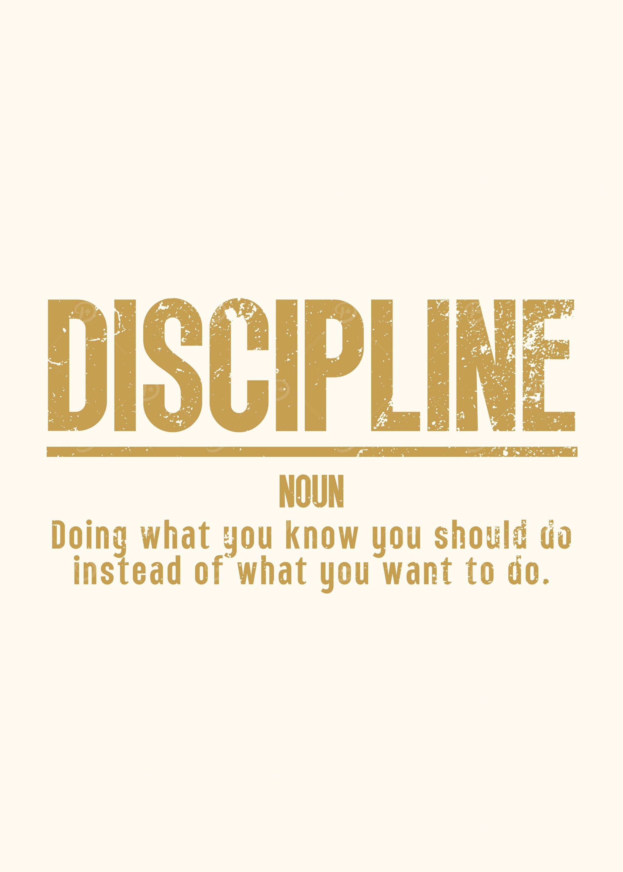 Discipline Motivation