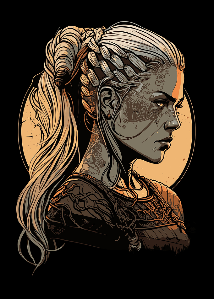 Viking Female Portrait