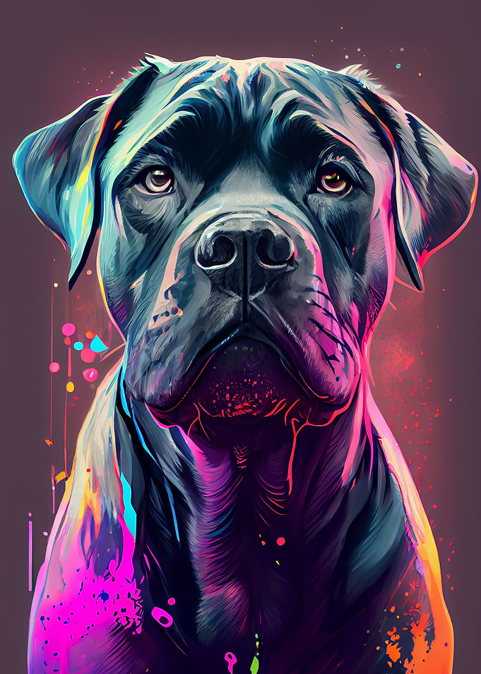 Cane Corso Colorful