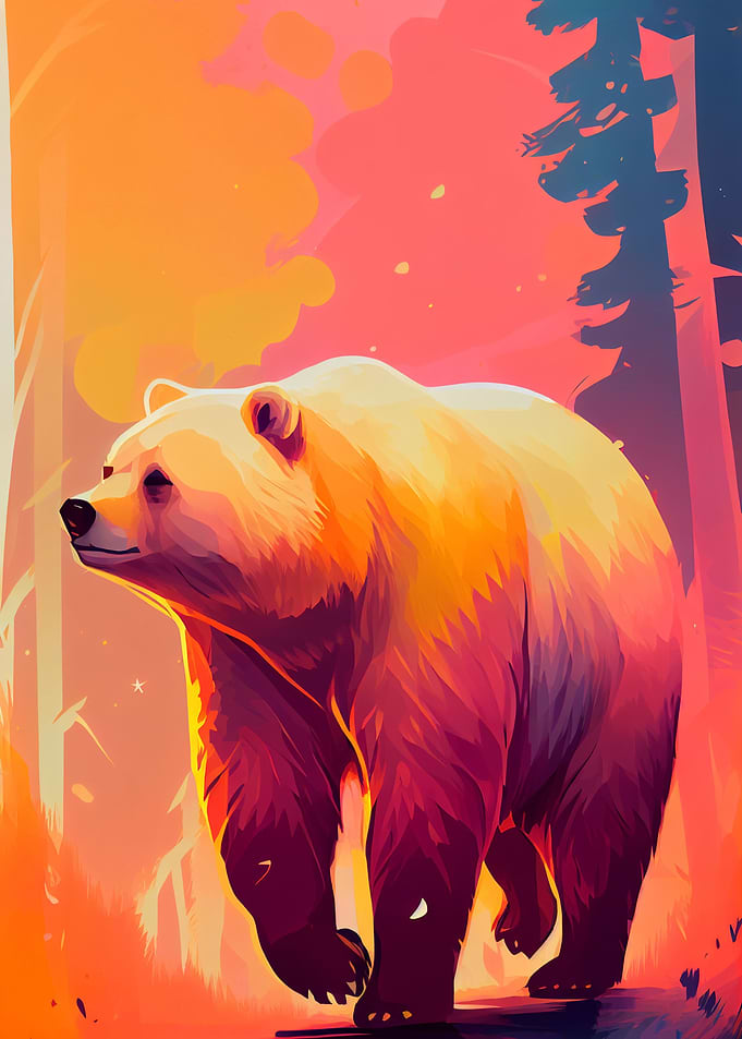 Bear Sunset