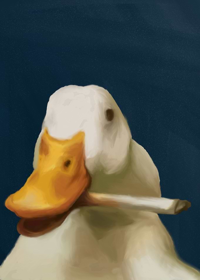 smoking duck