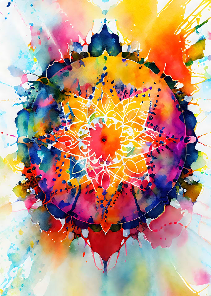 Watercolor Mandala