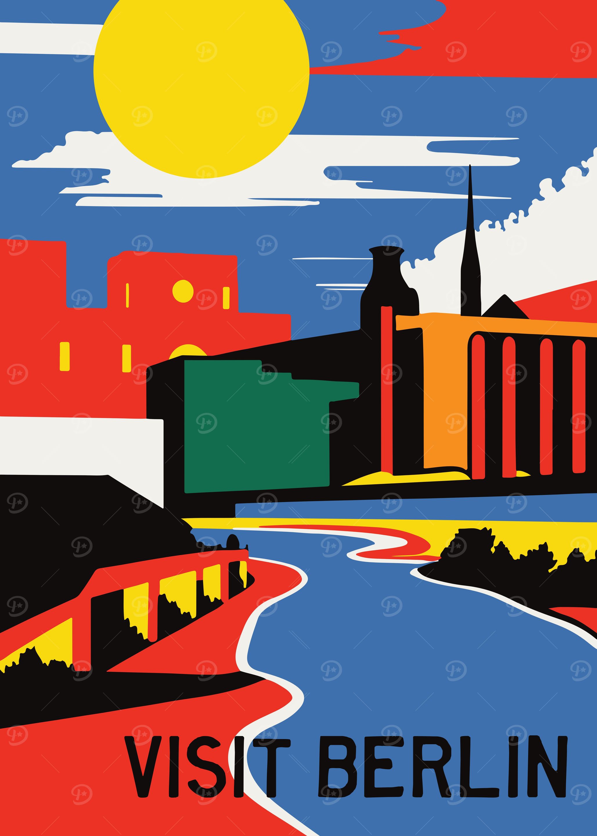 Minimal Berlin Poster