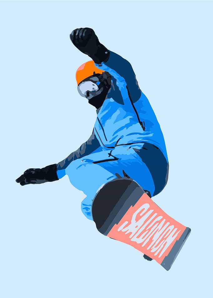Snowboard Jump Sky