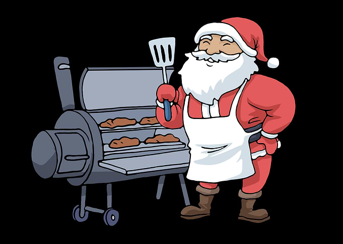 Christmas Santa Barbecue