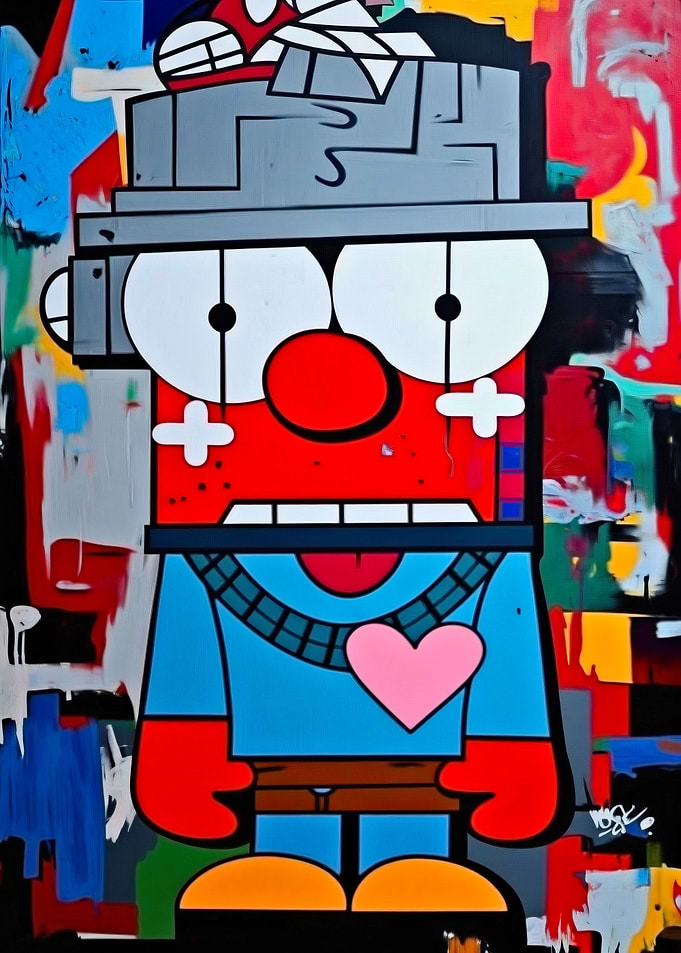 Colorful Pop Art Icon