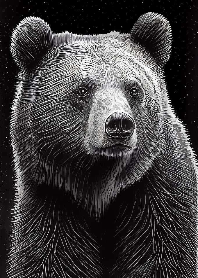 Bear Drawn