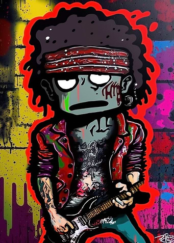 Pop Art Rock Star
