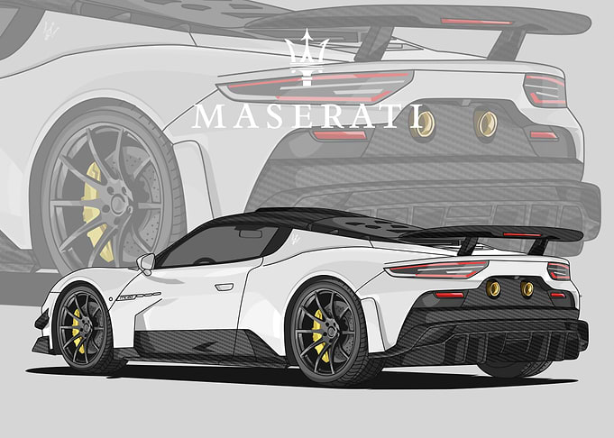 maserati mc20 white