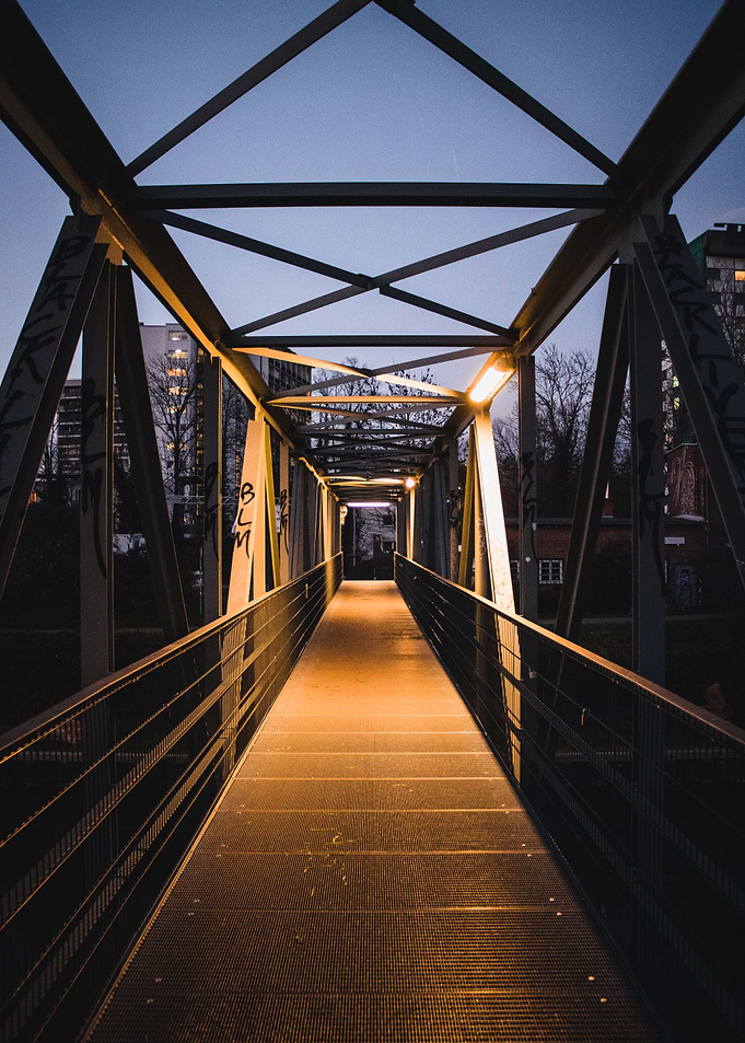 metal pattern bridge