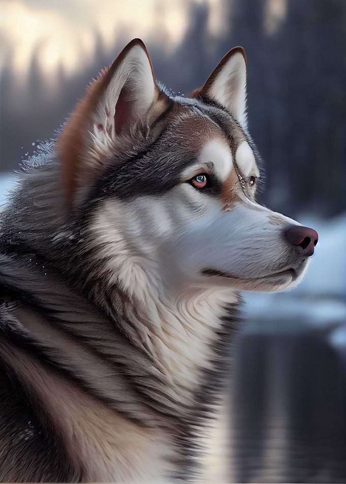 cute husky