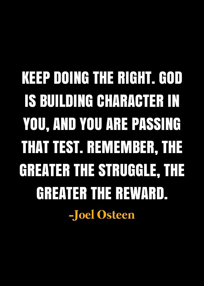 Joel Osteen Quote