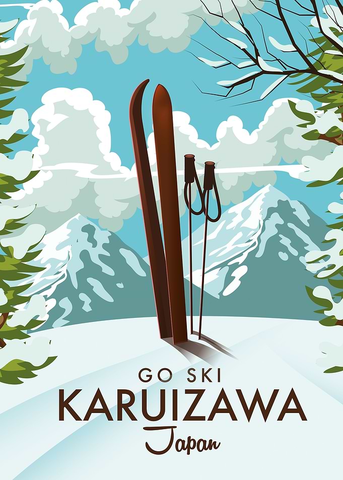 Karuizawa Japan ski