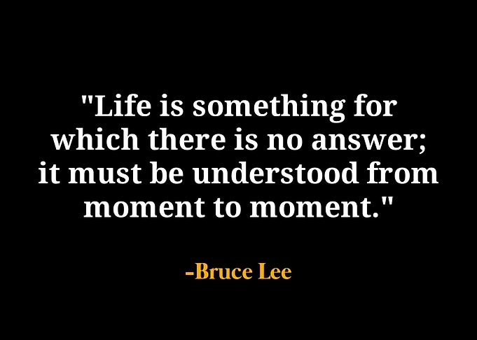 Bruce Lee Quote