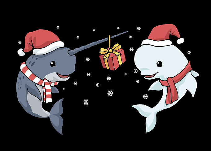 Christmas Beluga Whale