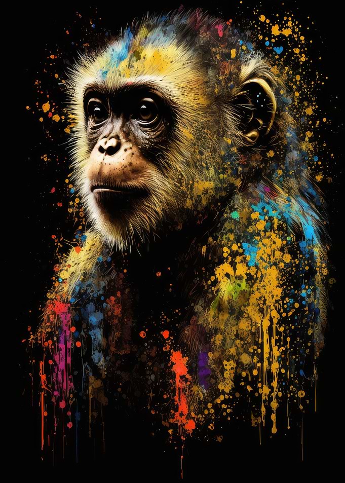 Paintsplash Monkey
