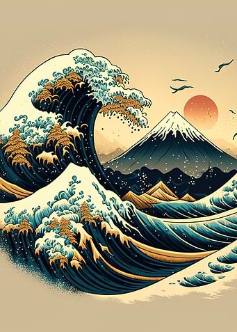 Wave Mountain Japan