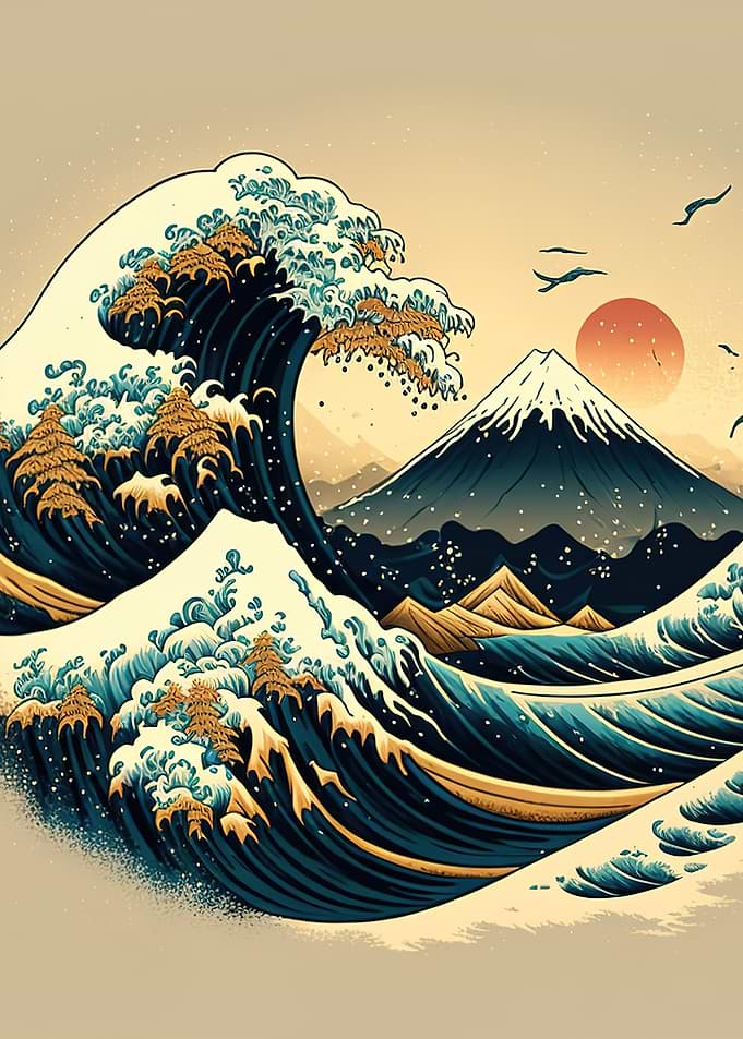 Wave Mountain Japan