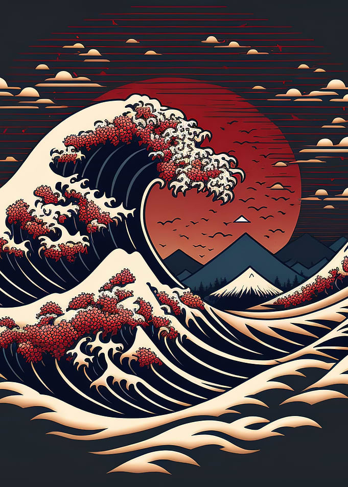 Wave Mountain Japan
