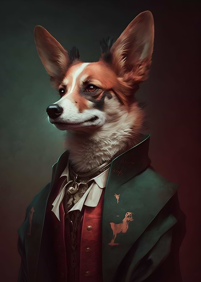 Gentleman Corgi
