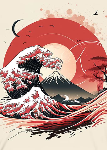 Wave Mountain Japan