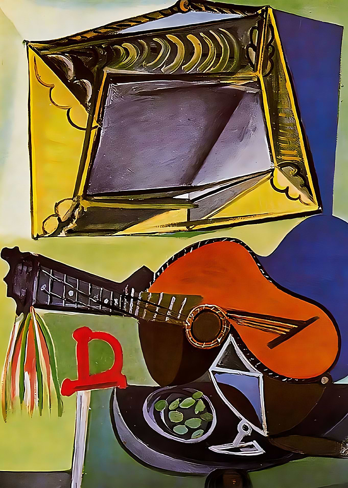 still life with guitar