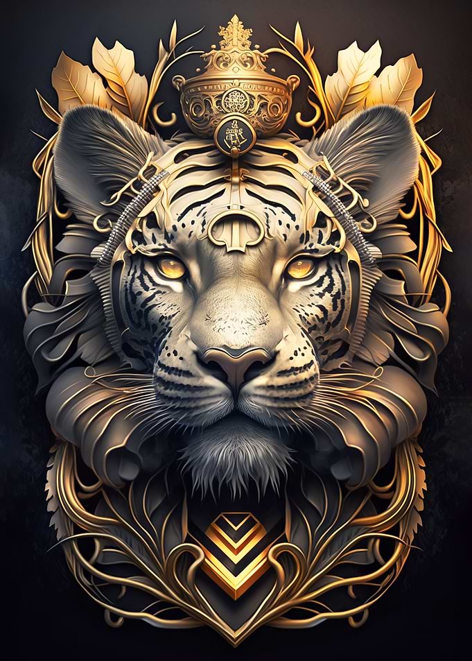 White Golden Tiger King