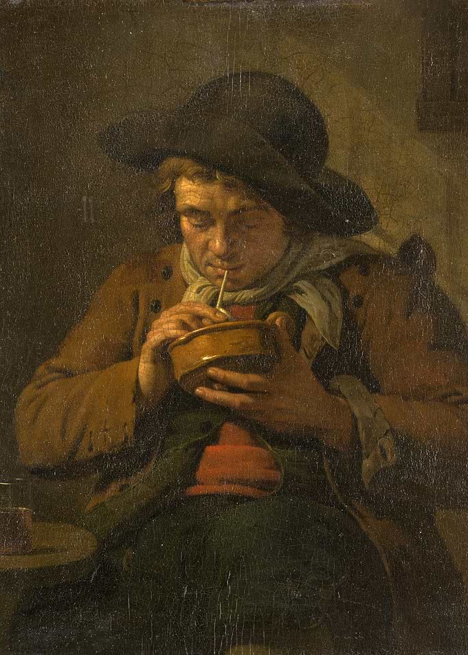 Peasant Lighting his Pipe