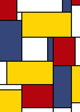 Mondrian Art Inspired 189
