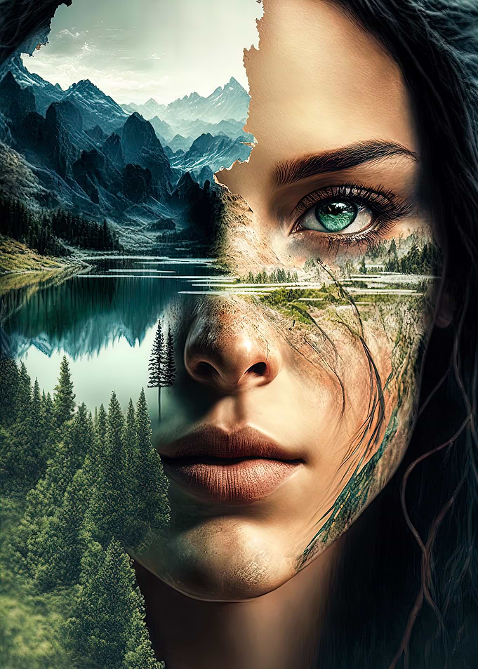 Beautiful Female Collage