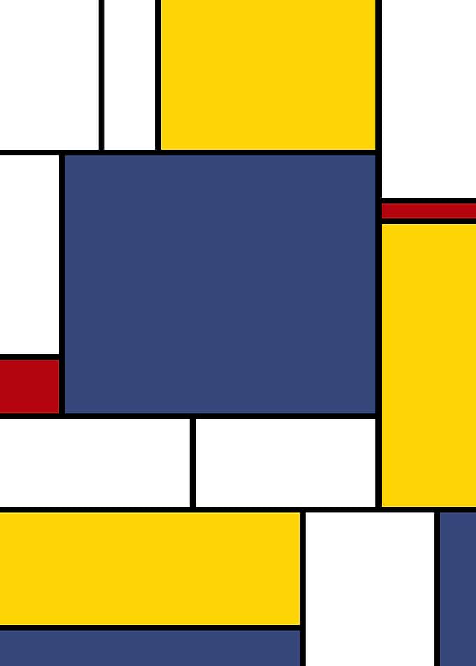 Mondrian Art Inspired 188