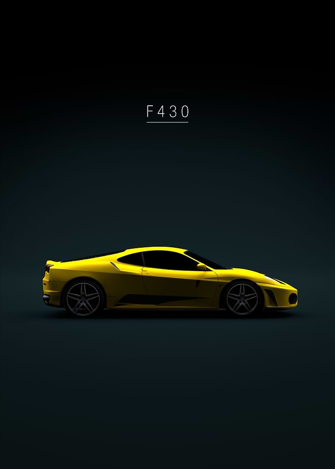 2004 Ferrari F430 Yellow