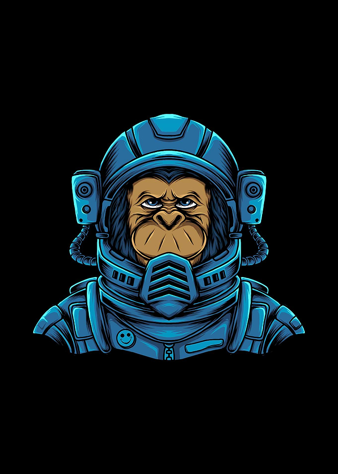 Monkey in Space